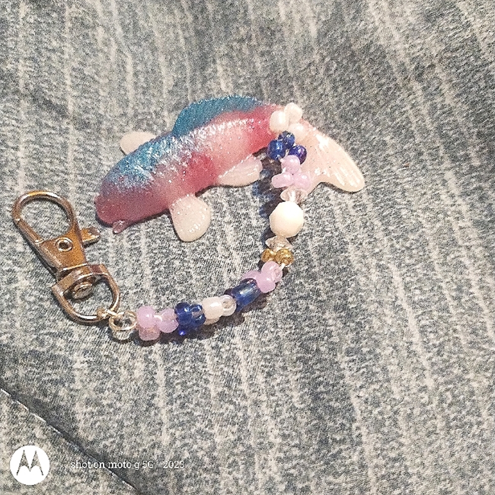 Koi fish key chains